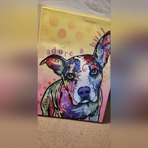 Pitbull Large canvas artwork